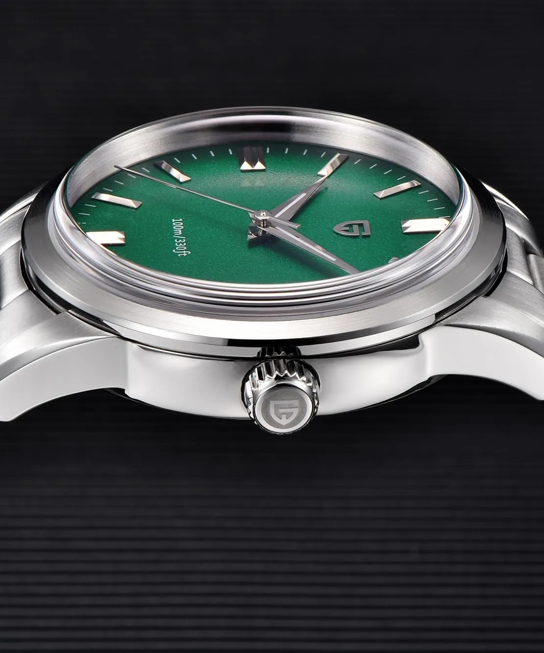 Pagani Design Watches for Men, 38mm Dial, Stainless Steel, 100m Waterproof, Quartz, VH31 Movement