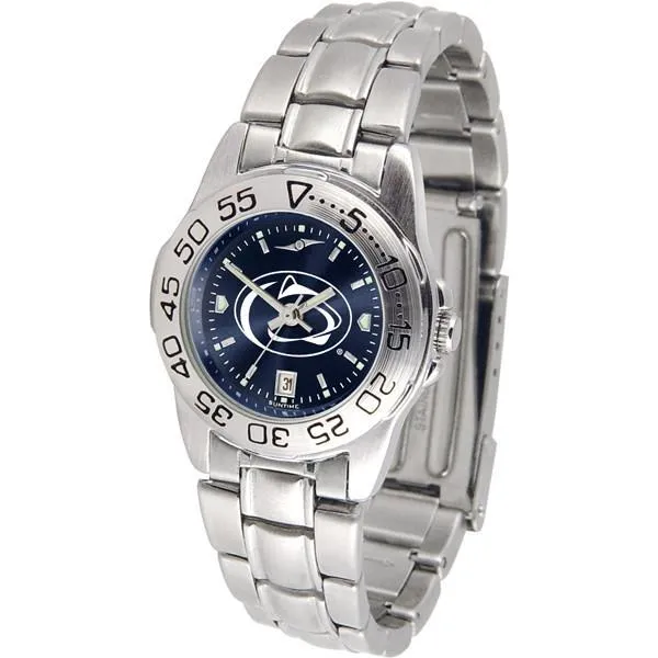 Penn State Nittany Lions Ladies AnoChrome  Steel Band Sports Watch