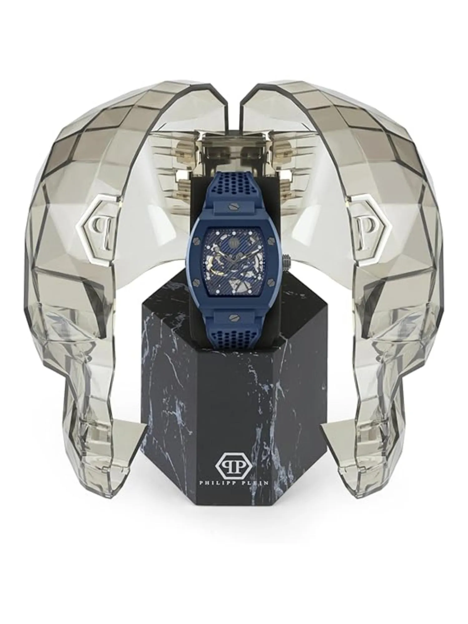Philipp Plein Men 44 mm Size Blue Dial Analog Watch - PWVBA0323