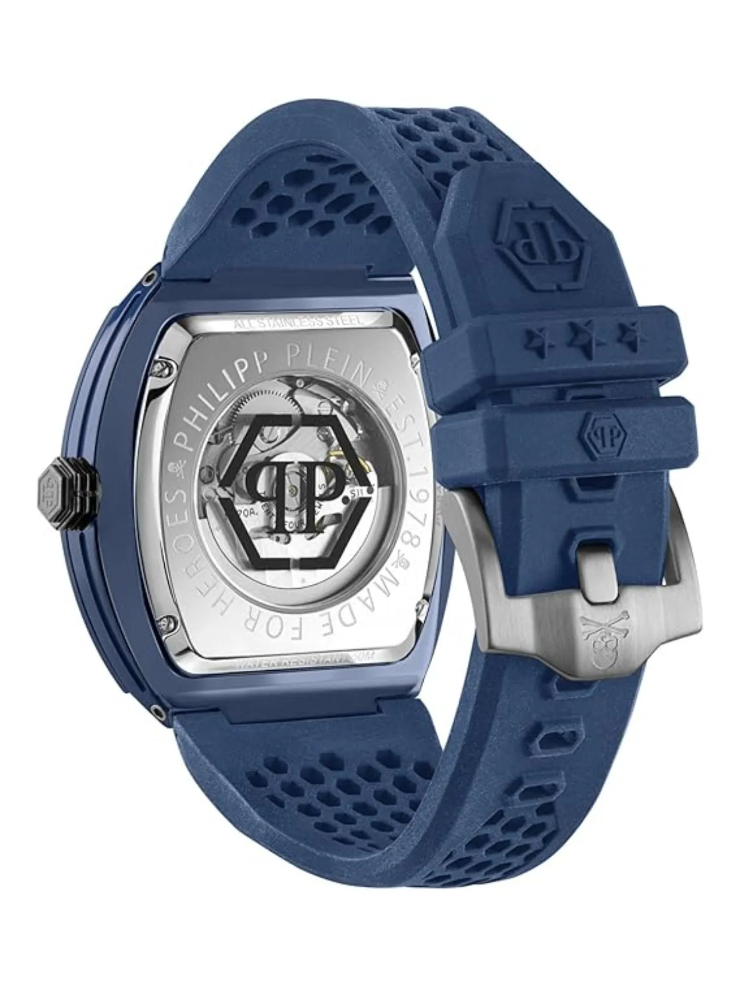 Philipp Plein Men 44 mm Size Blue Dial Analog Watch - PWVBA0323