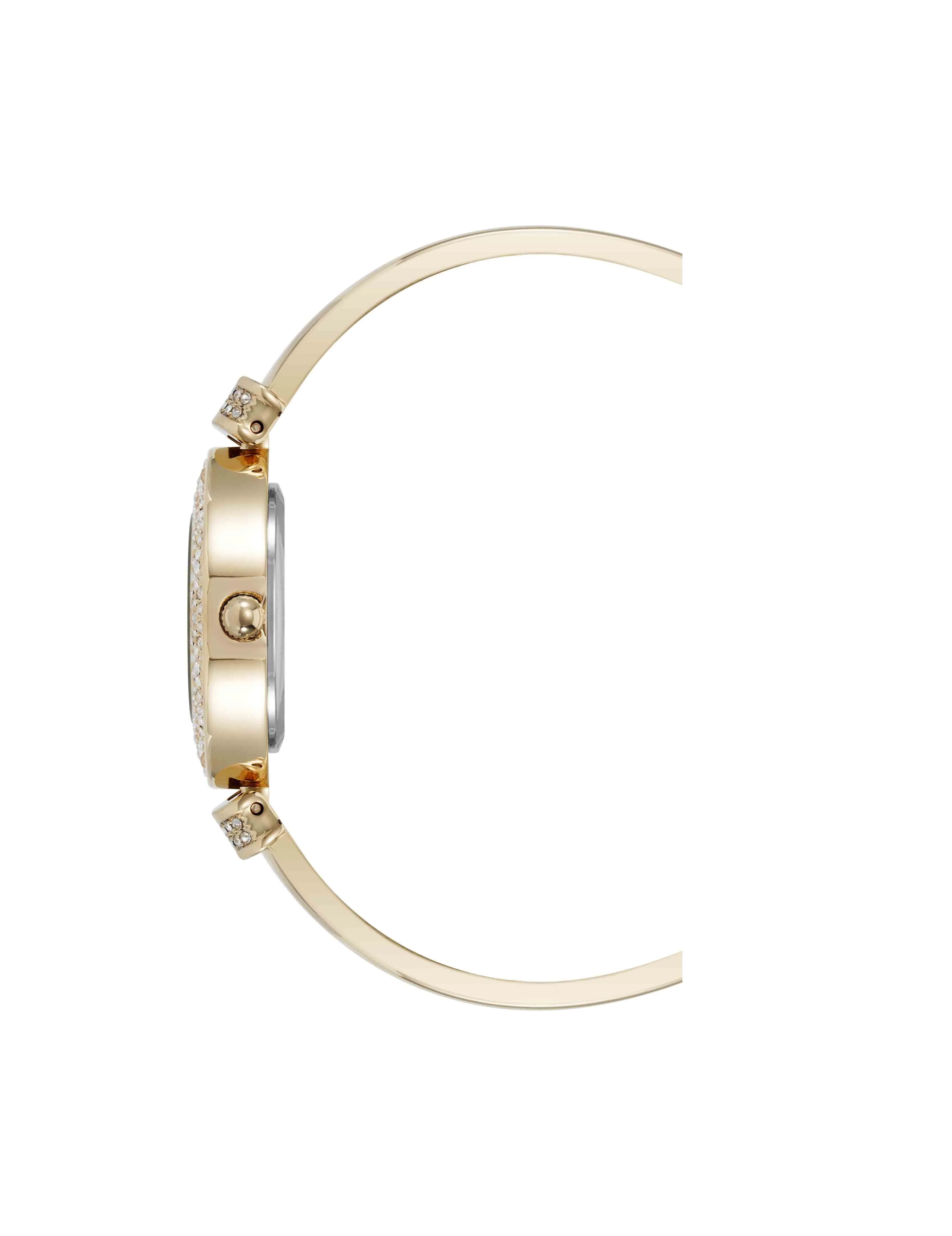 Premium Crystal Accented Bangle Watch Set