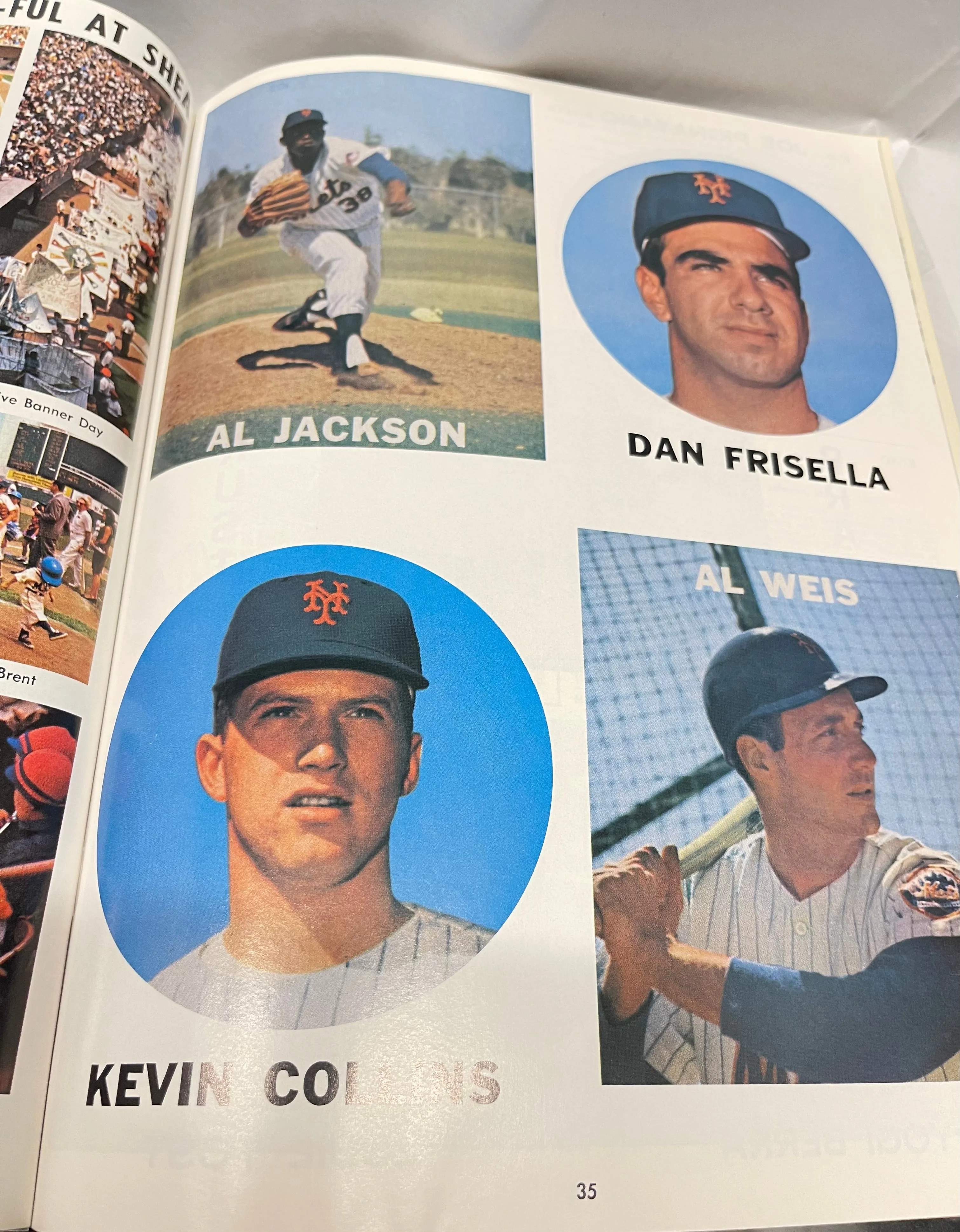 "Flawless 1969 Yearbook: A Treasure from the New York Mets Era"- $1K APR w/ CoA!
