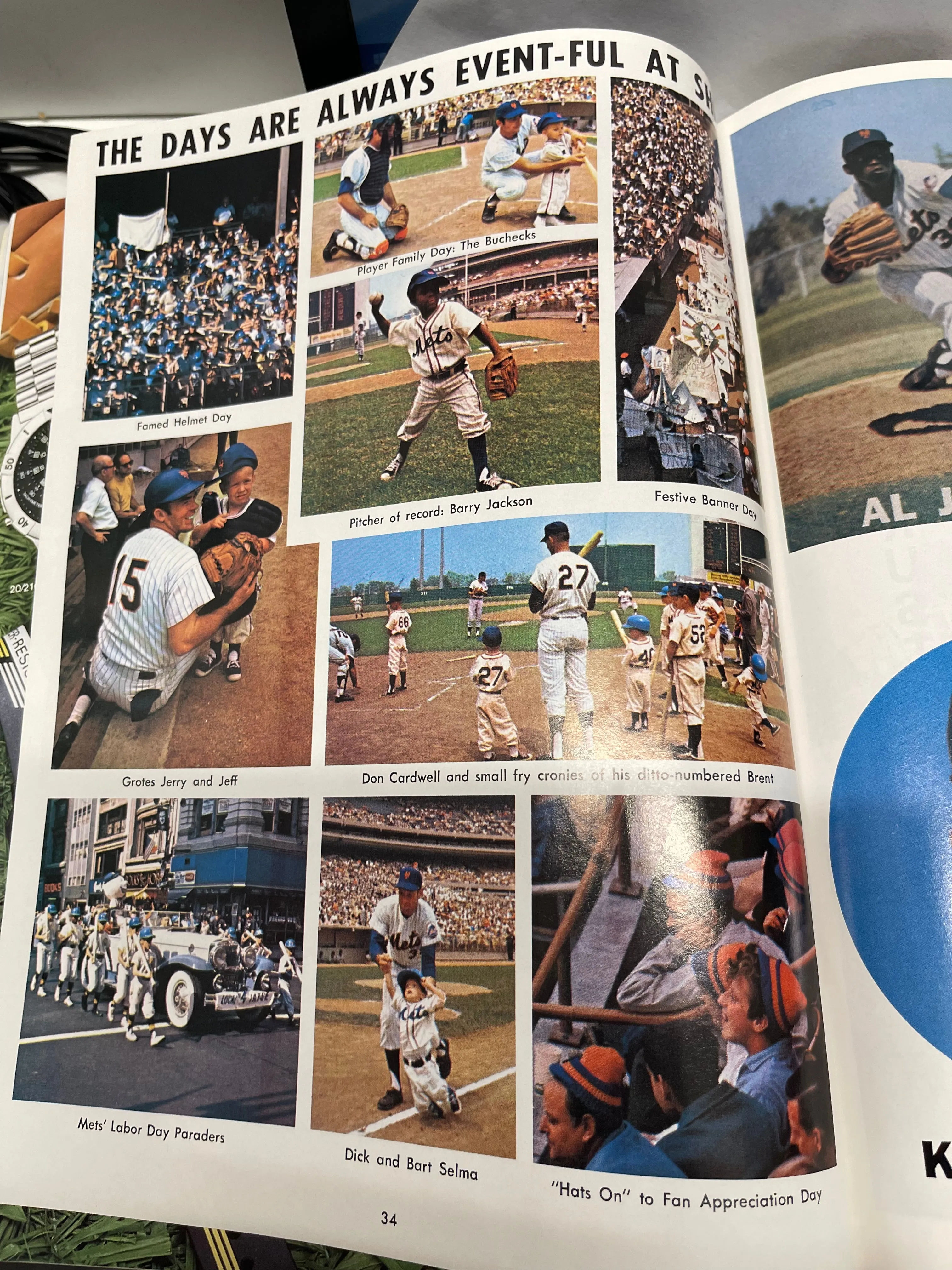 "Flawless 1969 Yearbook: A Treasure from the New York Mets Era"- $1K APR w/ CoA!