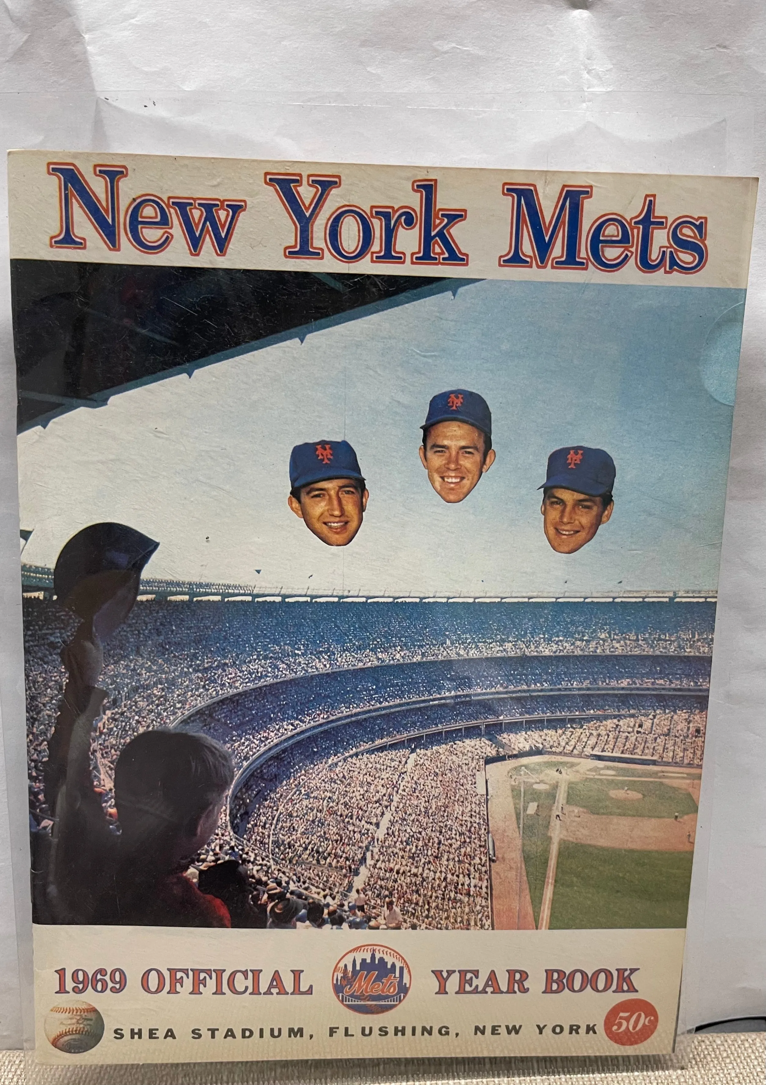"Flawless 1969 Yearbook: A Treasure from the New York Mets Era"- $1K APR w/ CoA!