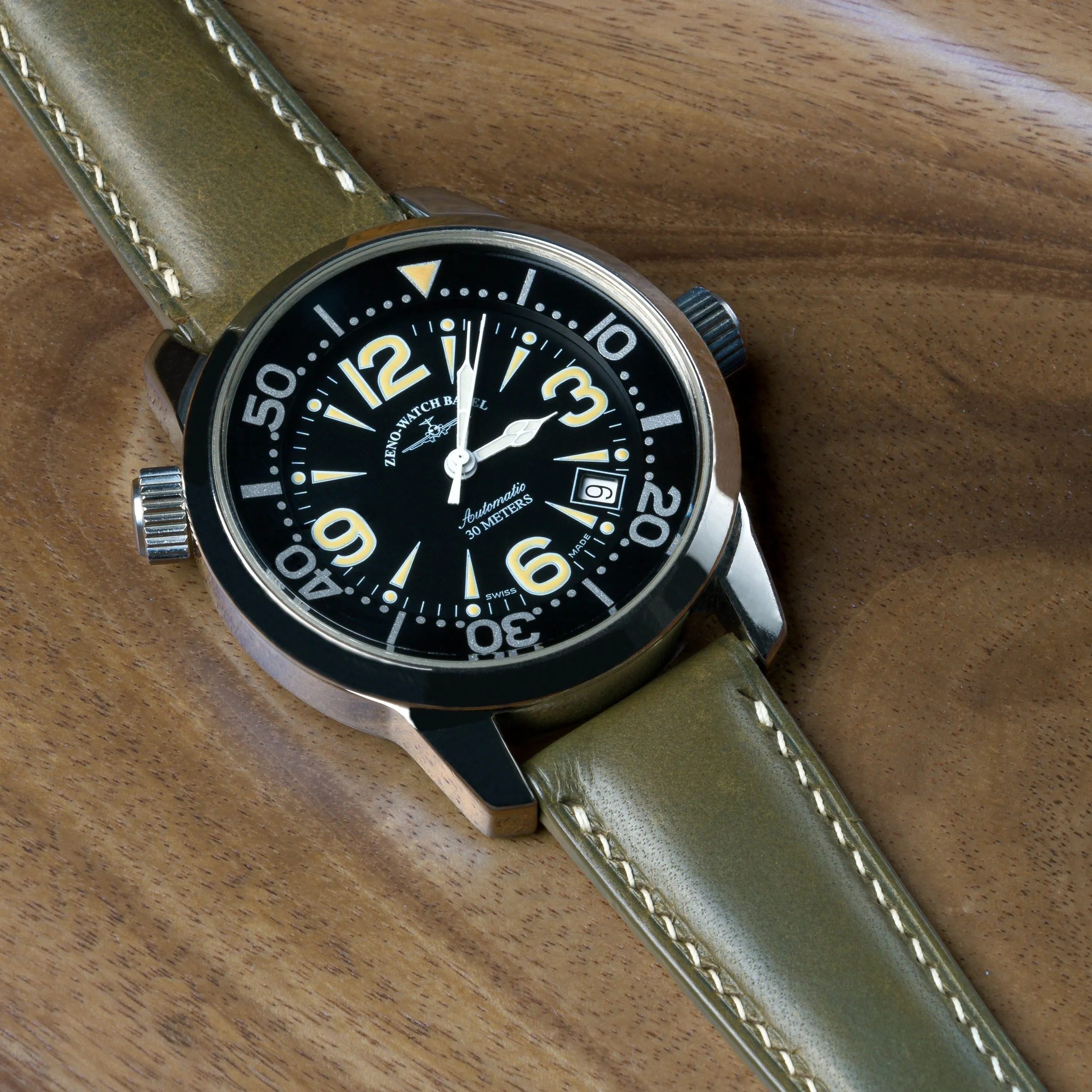 "Plateau" Watch Strap in Dakota // Olive