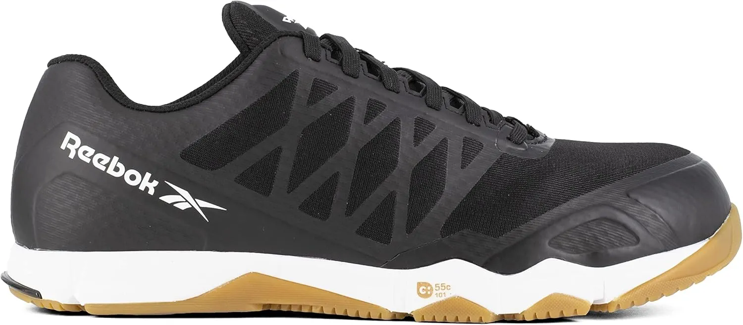 Reebok Men's Rb4450 Speed Tr Safety Toe Athletic Work Shoe Black