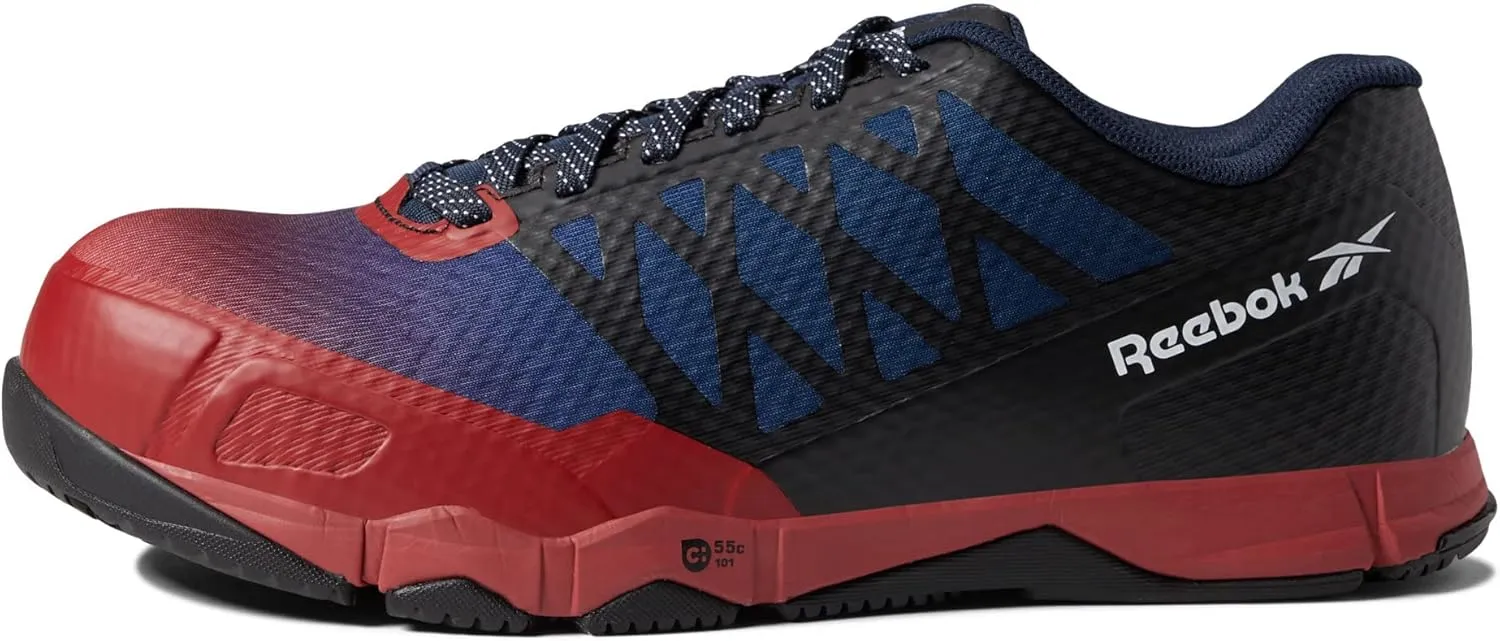 Reebok Men's Rb4450 Speed Tr Safety Toe Athletic Work Shoe Black