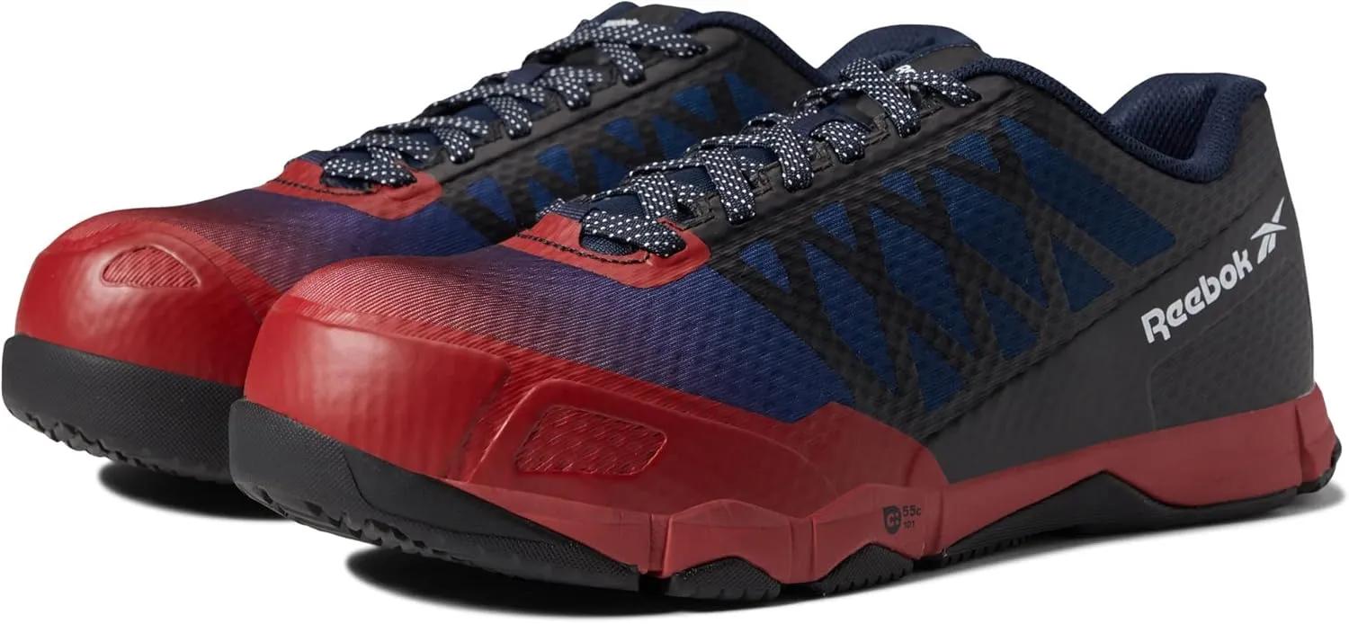 Reebok Men's Rb4450 Speed Tr Safety Toe Athletic Work Shoe Black