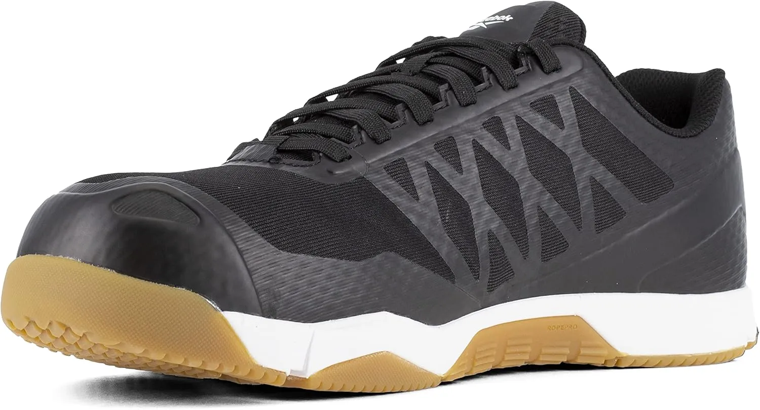 Reebok Men's Rb4450 Speed Tr Safety Toe Athletic Work Shoe Black