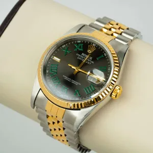 Rolex Datejust 36mm -16233- Grey Dial Jubelee Band