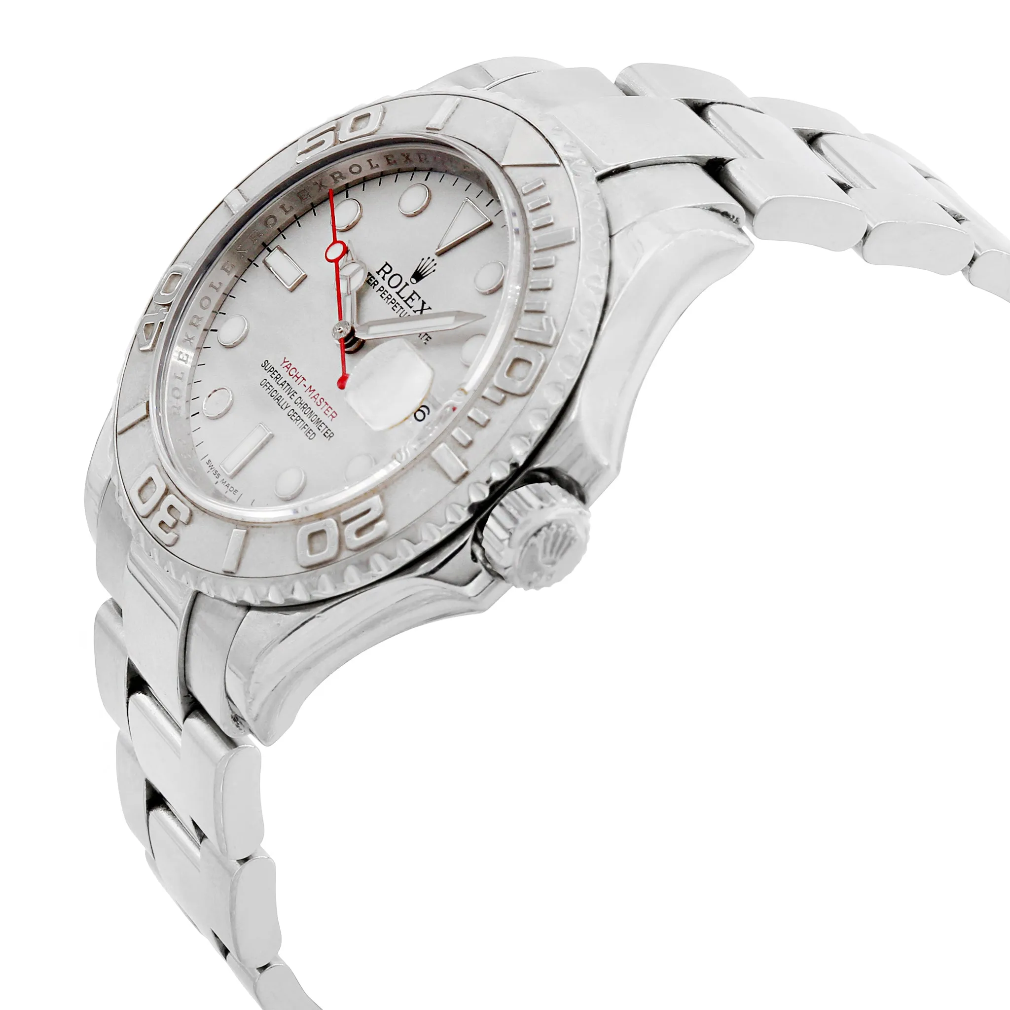 Rolex Yacht-Master 40mm 16622 Silver Dial Automatic Men's Watch