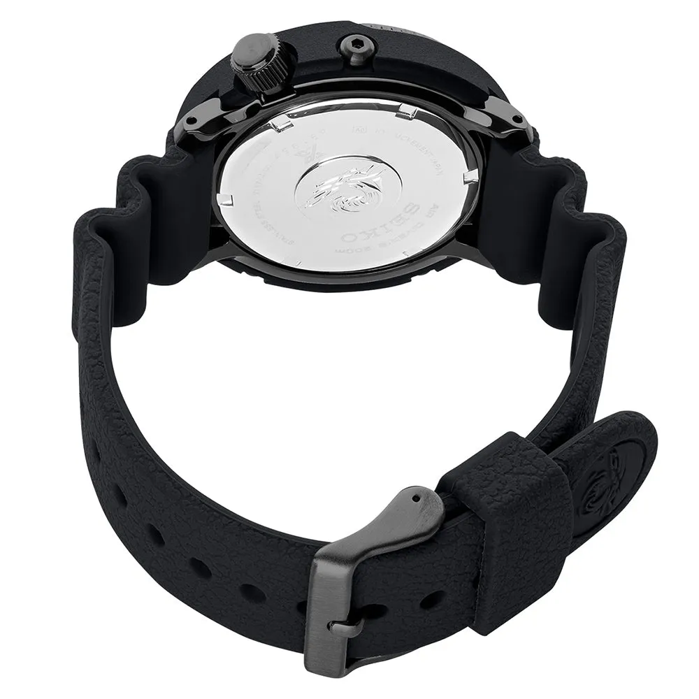 Seiko Mens Prospex Solar-quartz Black dial Sports Divers 200M Watch - SNE567