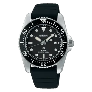 Seiko Prospex Black Sports Solar Divers Men's Watch SNE573P