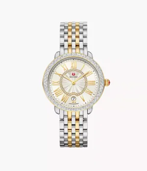 Serein Mid Two-Tone 18K Gold Diamond Watch