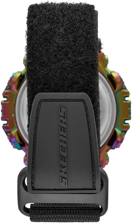 Skechers SR1118 Digital Sports Watch for Men - Keats Black/Multi