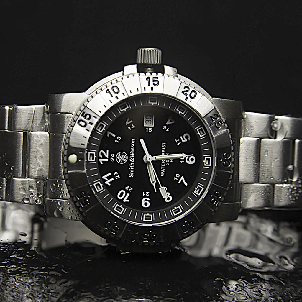 Smith & Wesson Aviator Stainless Steel Tritium Watch