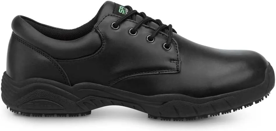 SR Max Providence, Men's, Black, Oxford Style Slip Resistant Soft Toe Work Shoe