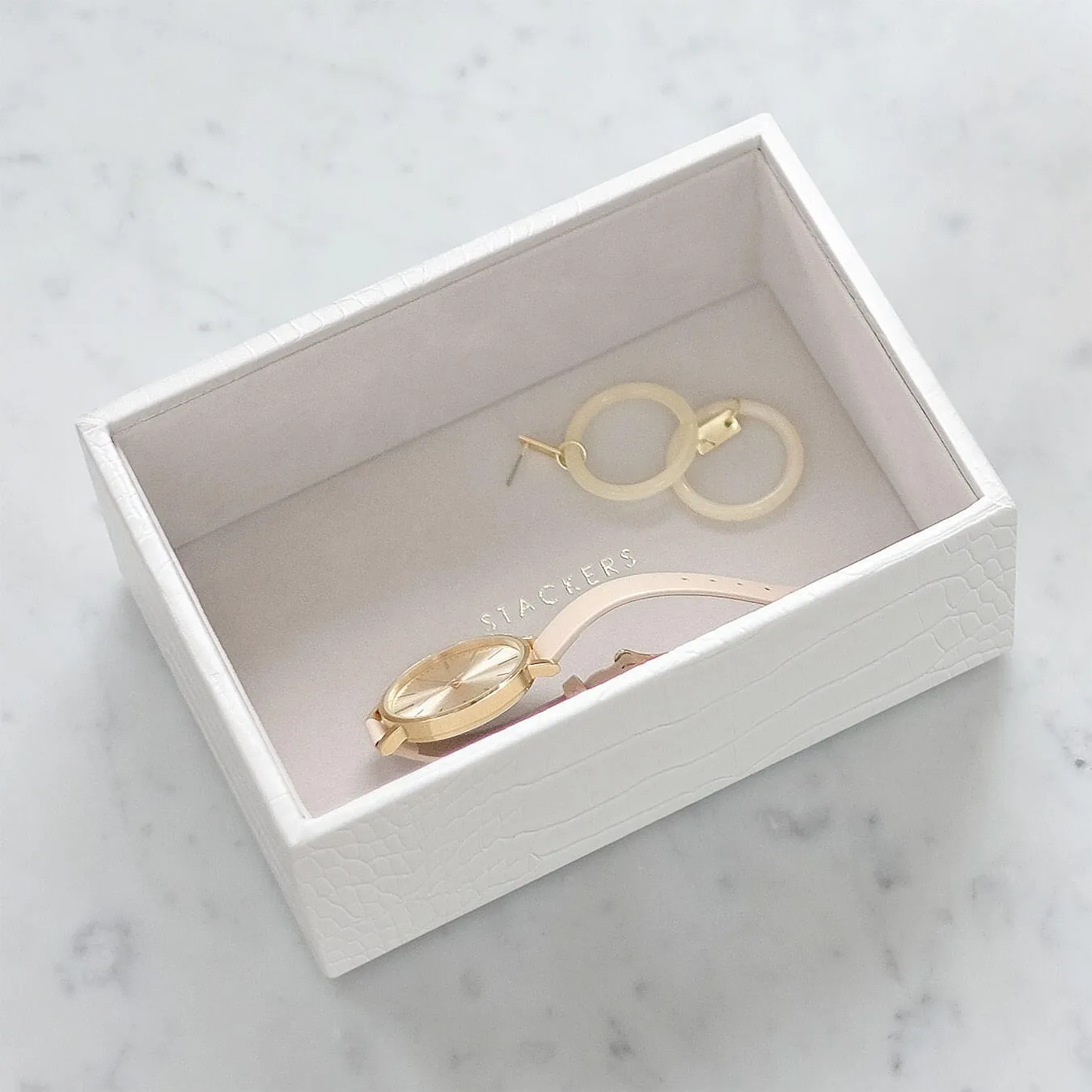 Stackers Mini Watch & Accessory Layer Chalk