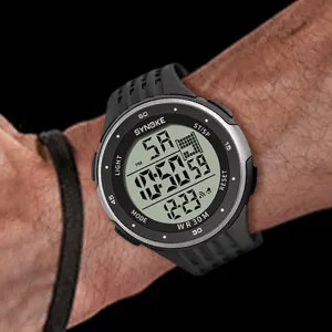SYNOKE Men Sports Watch Digital Date Classic Outdoor  Army Males Clock Large Dial Waterproof Digital Watches Relogio Masculino