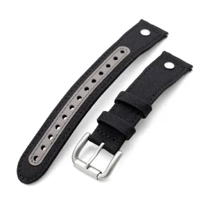 The AAF Black Strap by HAVESTON Straps, 20mm or 22mm