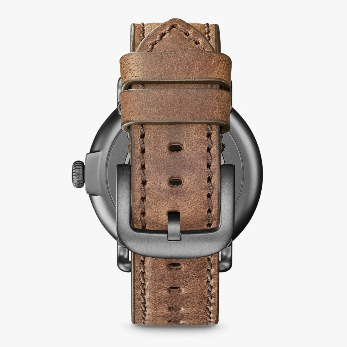 The Runwell Watch - 41mm Petosky / British Tan Leather Strap