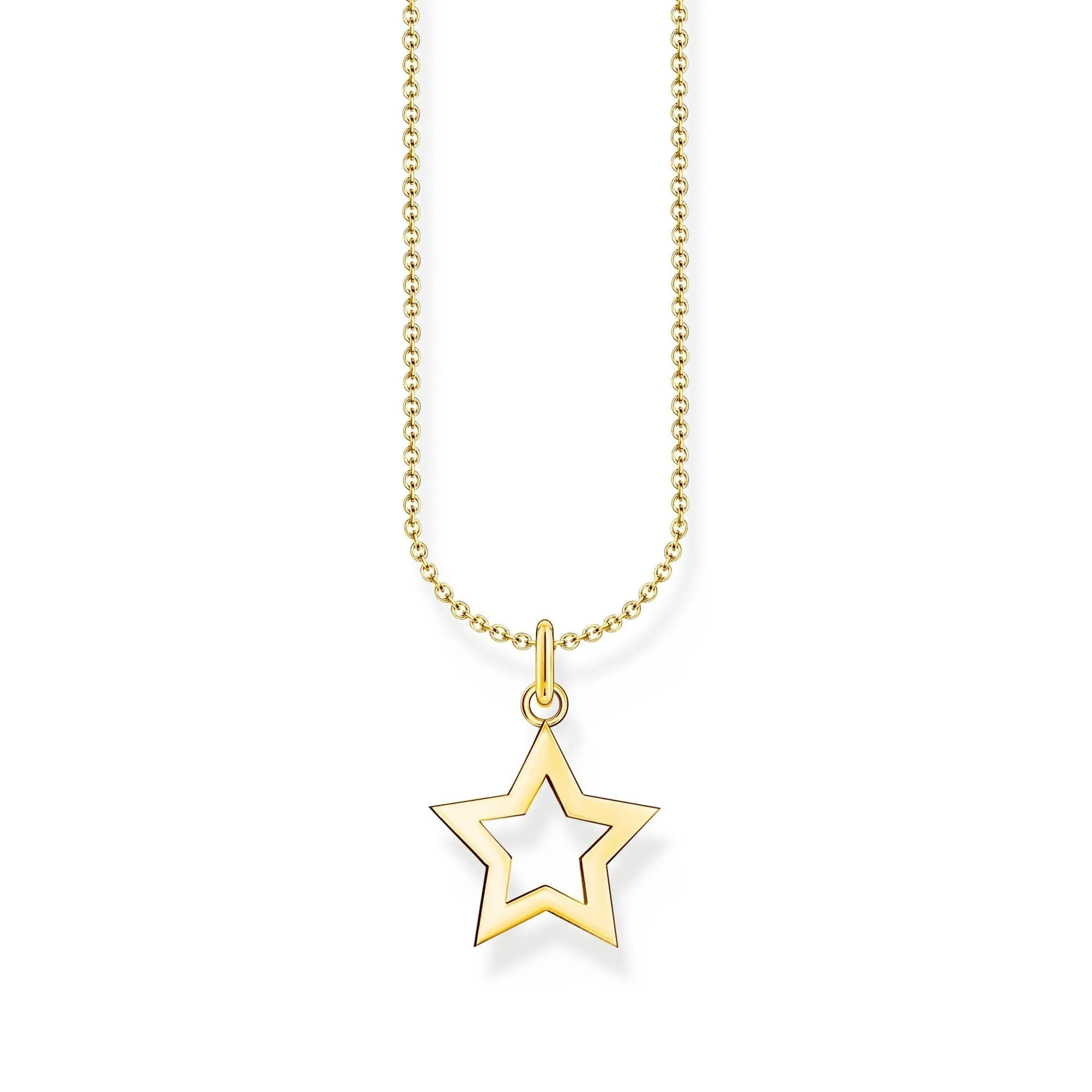 THOMAS SABO Necklace with star pendant - gold