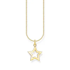 THOMAS SABO Necklace with star pendant - gold