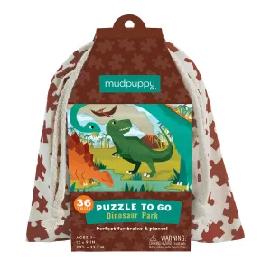 To Go Puzzle 36pc - Dinosaur Park