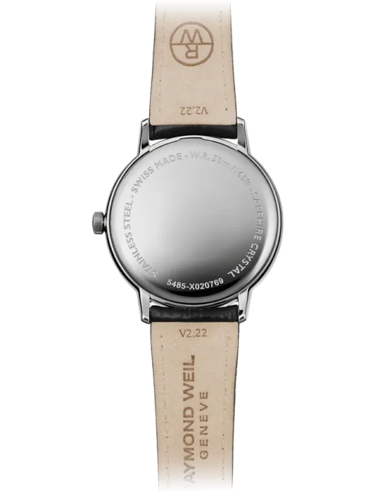 Toccata Men's Classic White Dial Leather Quartz Watch, 39 mm - 5485-STC-00359