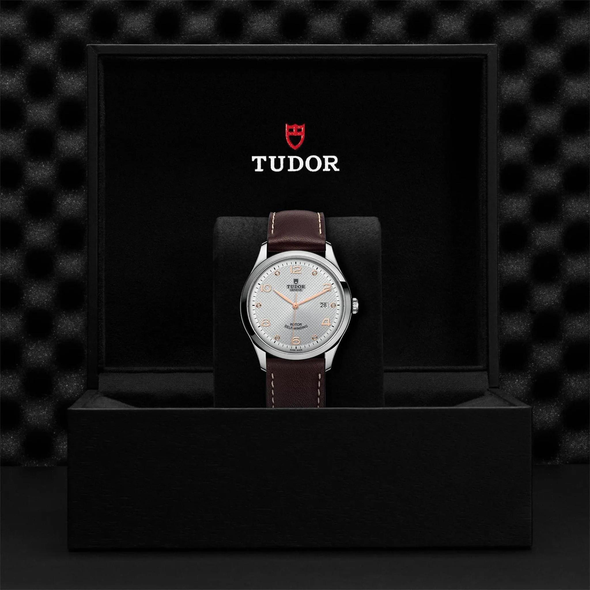 TUDOR 1926 41mm Steel and Leather Automatic Watch - M91650-0007