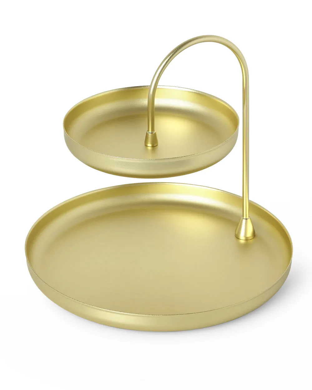 Umbra Poise Two Tiered Tray Brass