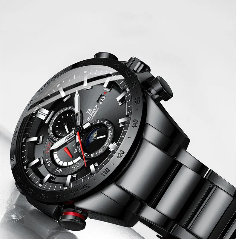 Upgrade Your Timekeeping with the Binger Men's Multi-Functional Automatic Mechanical Watch