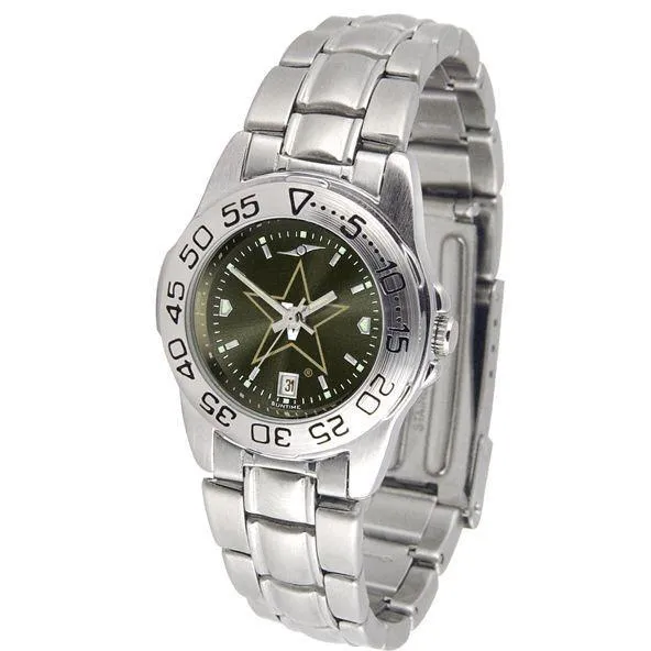 Vanderbilt Commodores Ladies AnoChrome  Steel Band Sports Watch