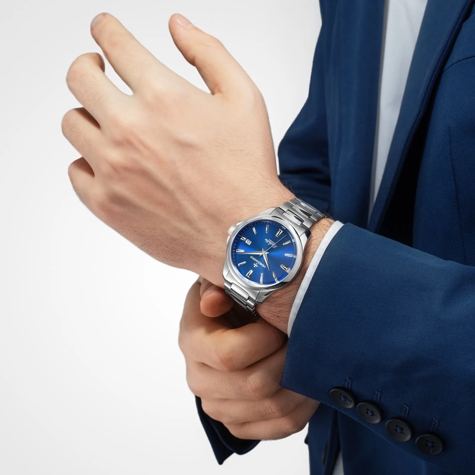 Venezianico Automatic Watch Redentore 40 Blue Steel 1221502C