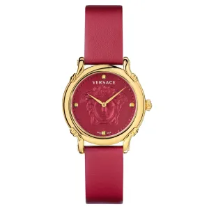 Versace Safety Pin Ladies' Red Watch VEPN00220