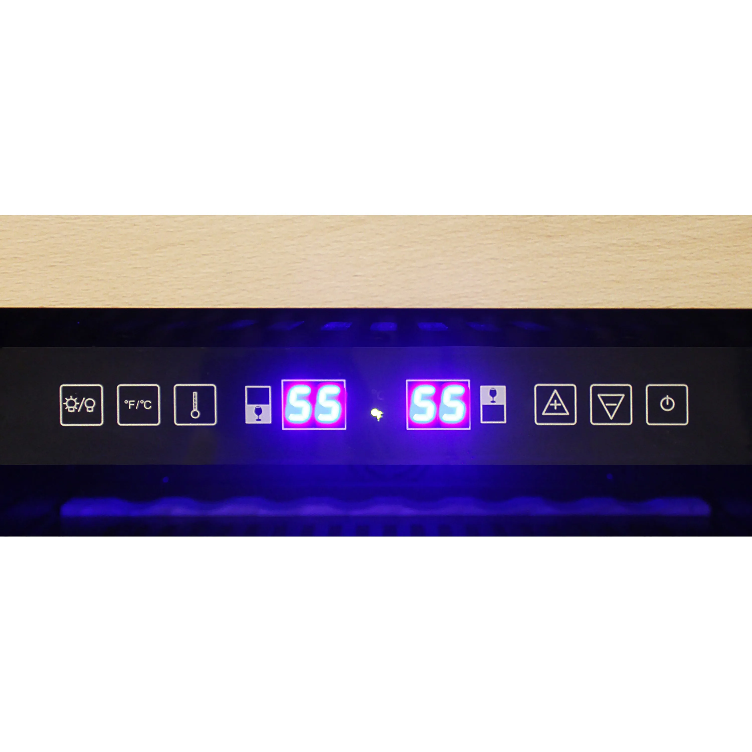 Vinotemp Connoisseur Series 46 Dual-Zone Wine Cooler, 46 Bottle Capacity
