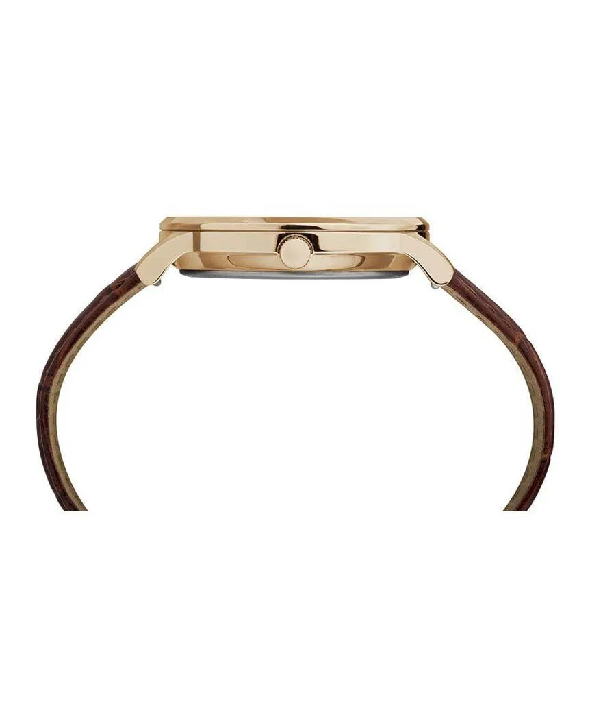 Waterbury Classic 40mm Leather Strap Watch