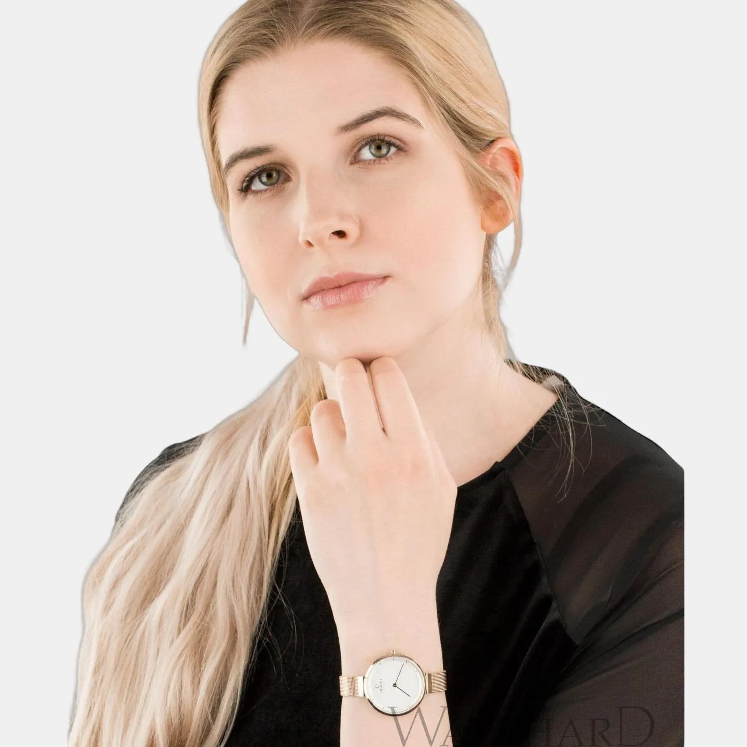 Women White Analog Stainless Steel Watch V225LXVIMV