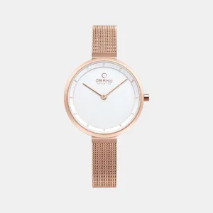Women White Analog Stainless Steel Watch V225LXVIMV