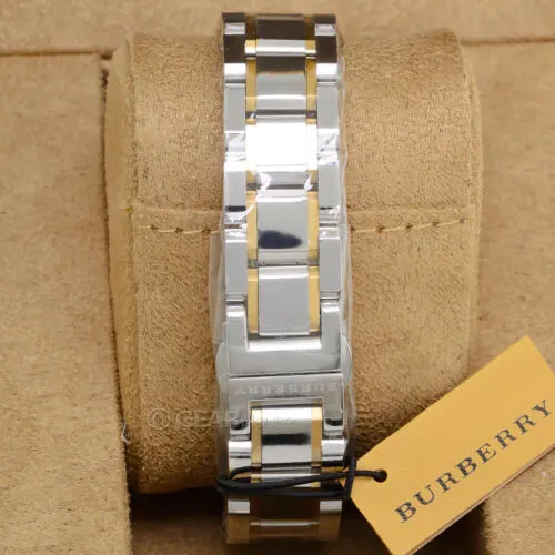 Women's BU-9043 Heritage Silver-plated With Gold Case And Gold Dial Dated Stainless Steel Swiss Rare 35mm Women Wrist Watch