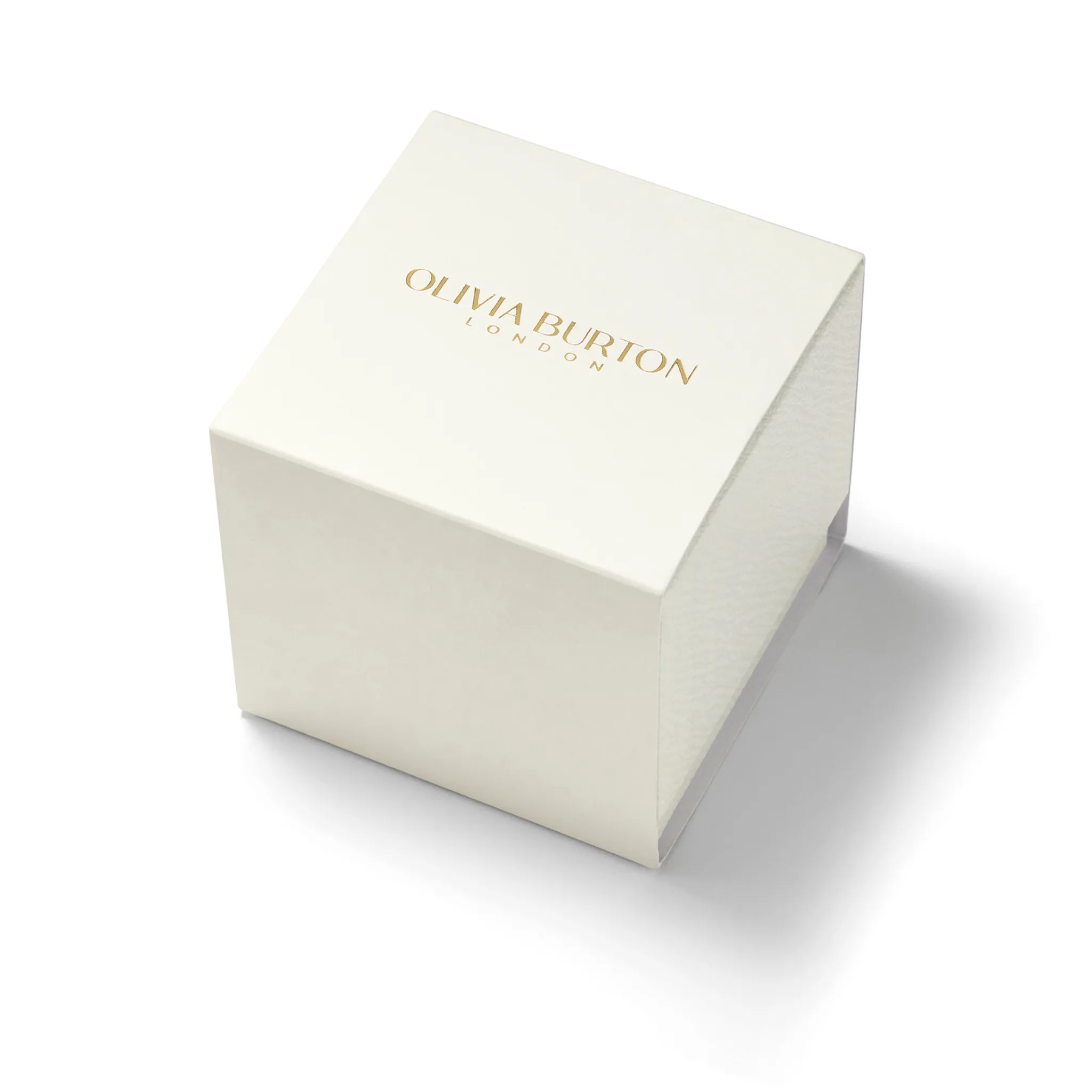 Womens Olivia Burton Gold/Green Ultra Slim Honeycomb Watch