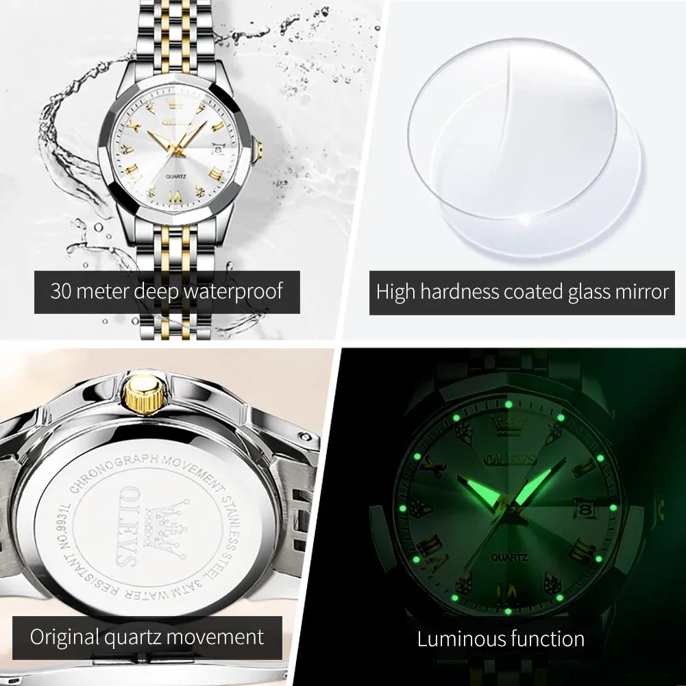 Women'S Watches Waterproof Luminous Quartz Wristwatch Fashion Trends Original Certified Products Watch Lady Luxurious