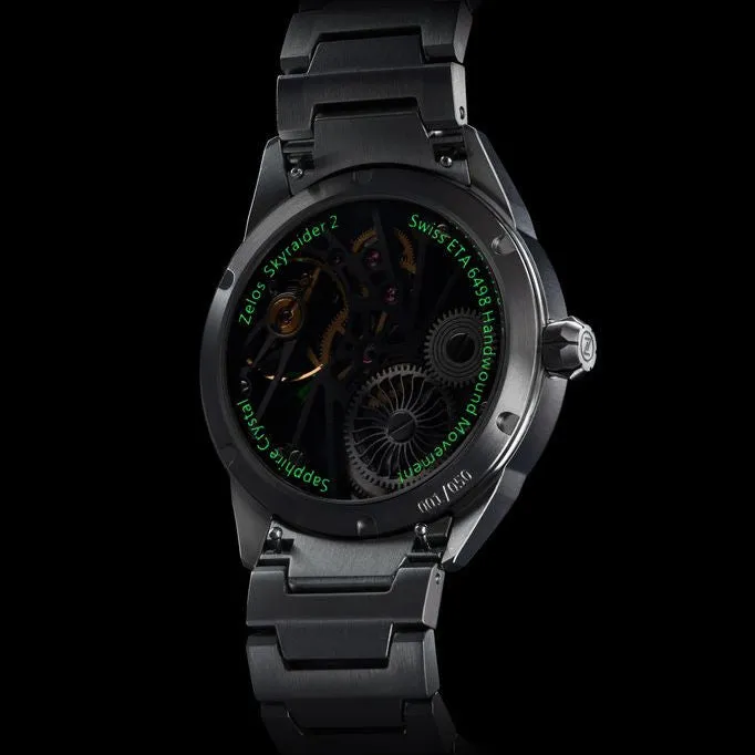 Zelos Skyraider 2 Titanium Skeleton - Limited&nbsp;Edition ETA&nbsp;6498-1 Elabore